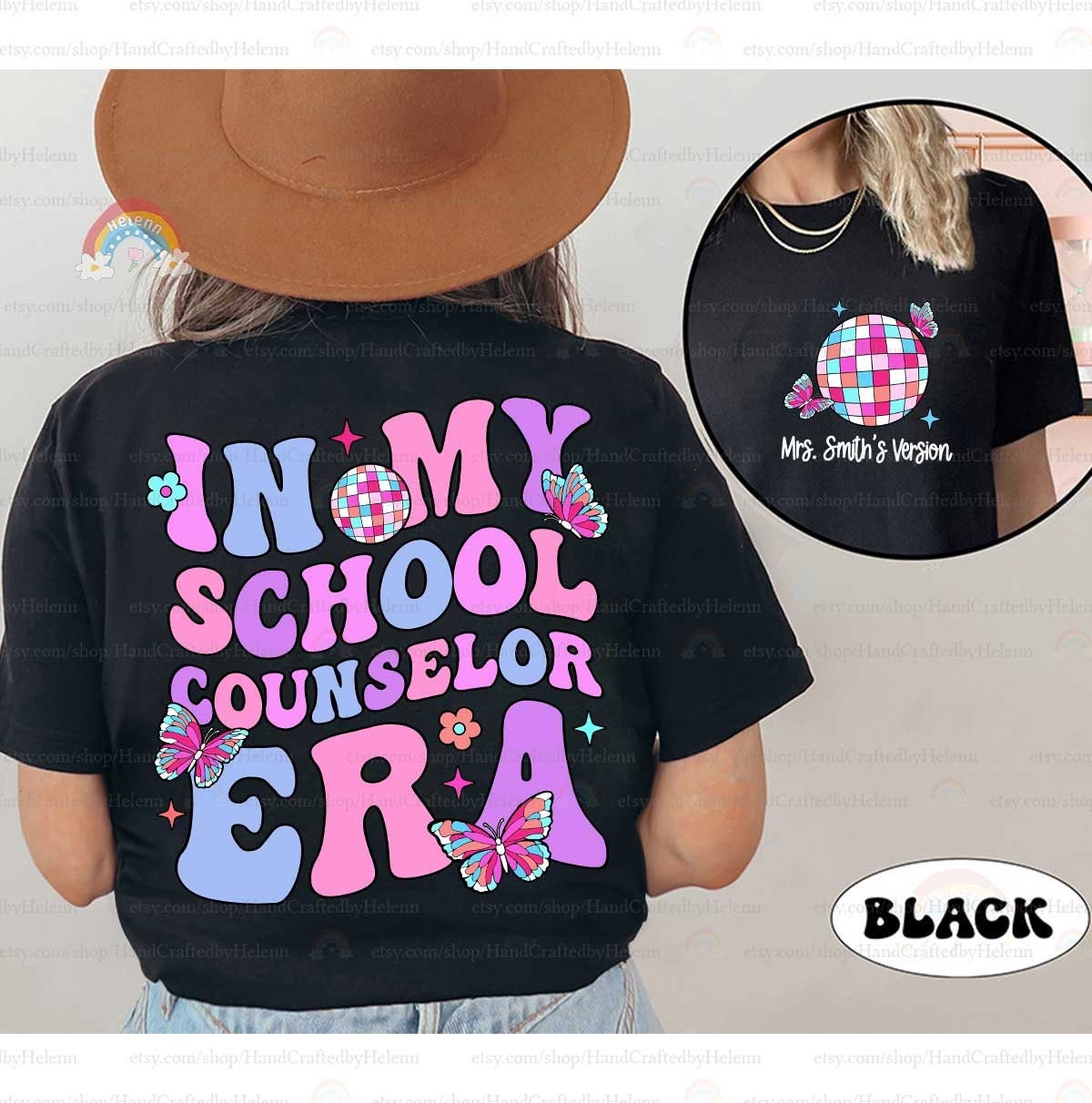 School Counselor Shirt, Personalized Counselor Shirt, School Counselor Gift, Counselor Era, Back To School Shirt, Teacher Appreciation Gift
