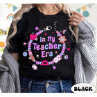 Custom Teacher Shirt In My Teacher Era Shirt, Back To School, Teacher Friendship Bracelet, 1st Day Of School, Teacher Appreciation Gifts