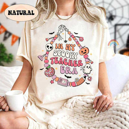 Teacher Halloween Shirt, In My Spooky Teacher Era, Trick Or Teach Shirt, Spooktacular Teacher Halloween Sweatshirt, Halloween Teacher Gifts