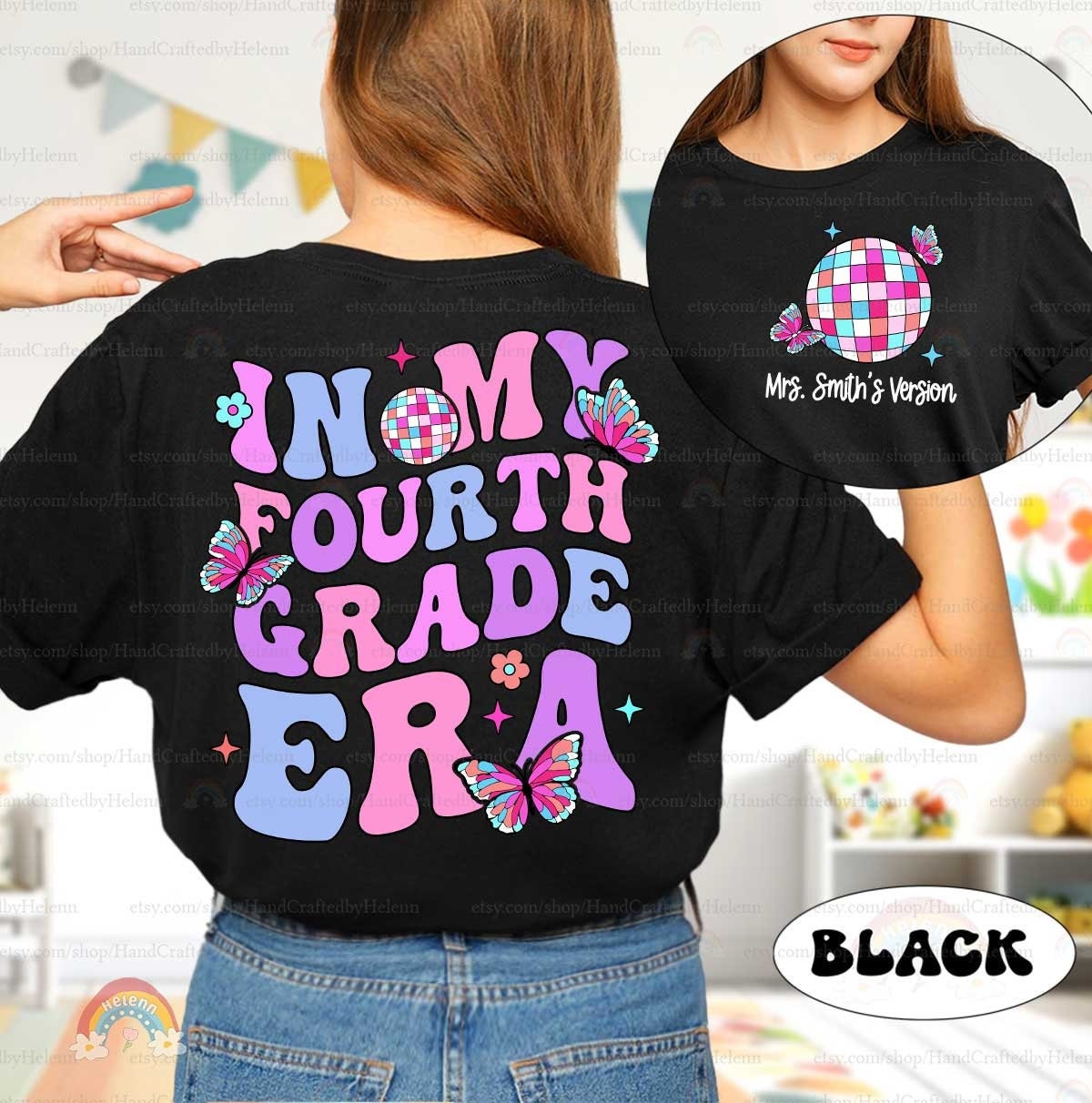 Teacher Shirt, Fourth Grade Teacher Shirt, Cute Fourth Grade Era Shirt, Teacher 4th Grade Shirt, Teacher Gift, Teacher Appreciation Gift