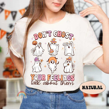 School Psychologist Shirt, Don't Ghost Your Feelings Shirt, Halloween School Psychologist Shirt, Mental Health Halloween, School Psych Gift