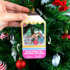 Personalized Teacher Christmas Ornament 4D Shaker Ornament, Gift From Students Thank You Teacher Appreciation Gift, Christmas Teacher Gift