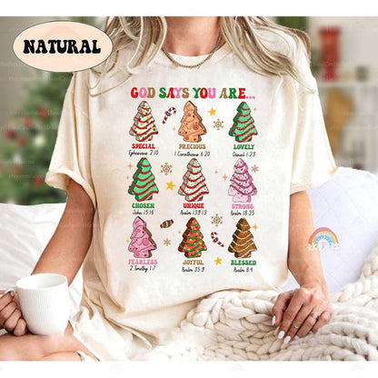 Teacher Christmas Shirt Christian Teacher God Says Teacher, Bible Verse, Kindergarten Teacher Christmas Sweatshirt, Christmas Teacher Gifts