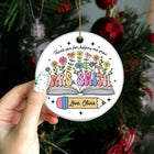 Personalized Teacher Ornament Thank You For Helping Me Grow, Custom Teacher Christmas Ornament, Christmas Teacher Gifts, Best Teacher Gift