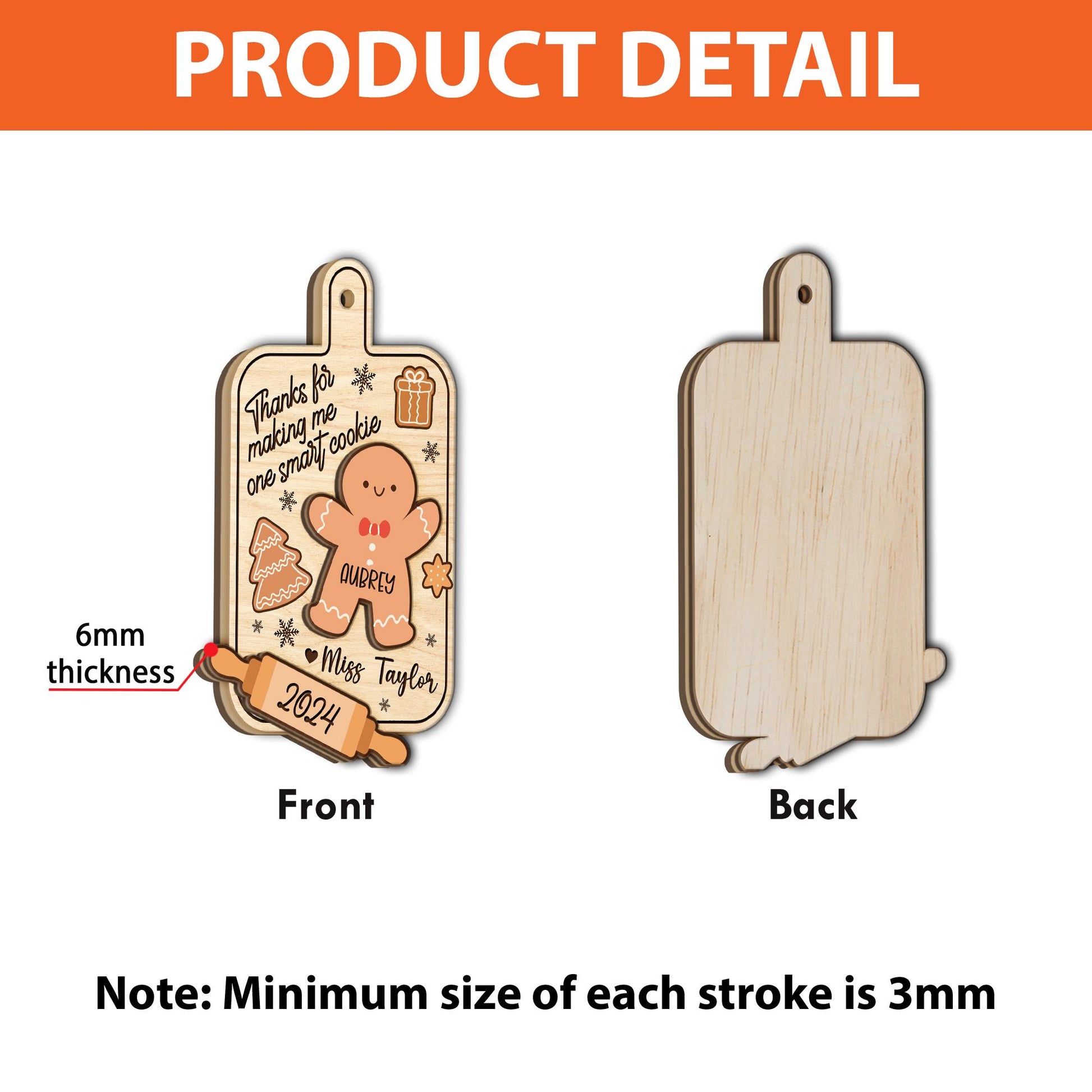 Personalized Teacher Ornament Teach Smart Cookies Teacher Christmas Ornament Teacher Gift, Teacher Appreciation Gift, Teacher Christmas Gift