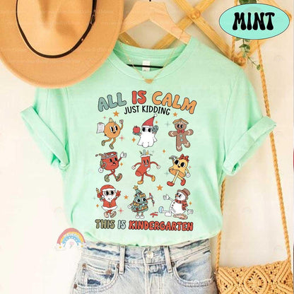 Customize this merry shirt for any grade, adding a lighthearted touch to your holiday wardrobe!