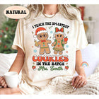 Gingerbread Teacher Christmas Shirt I Teach The Smartest Cookies, Christmas Teacher Sweatshirt Kindergarten Teacher, Teacher Christmas Gifts