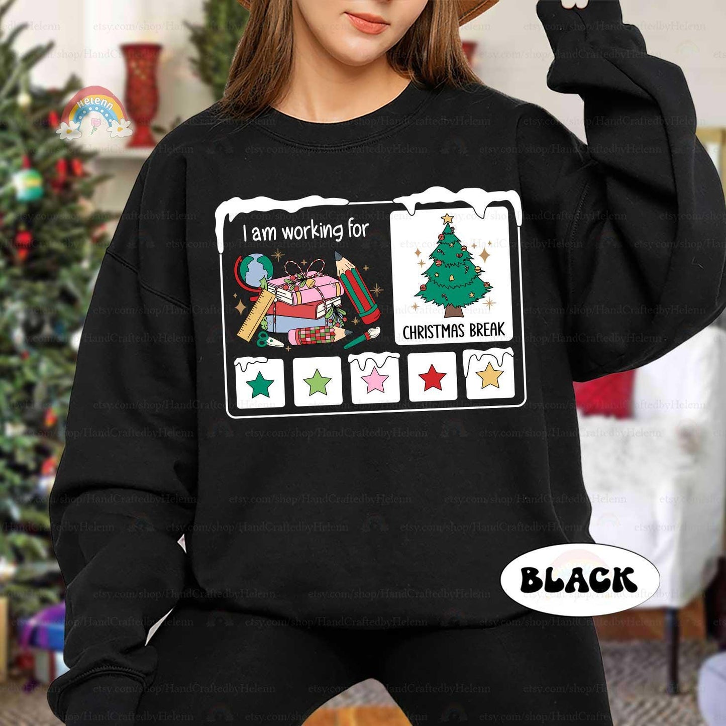 For those days when the holiday countdown is all that keeps you going – a shirt made for teachers in December!