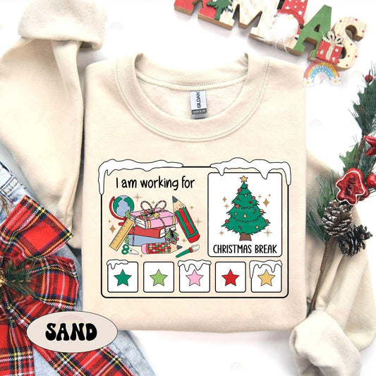 Keep the motivation going with this festive shirt, perfect for teachers counting down to the holiday break.