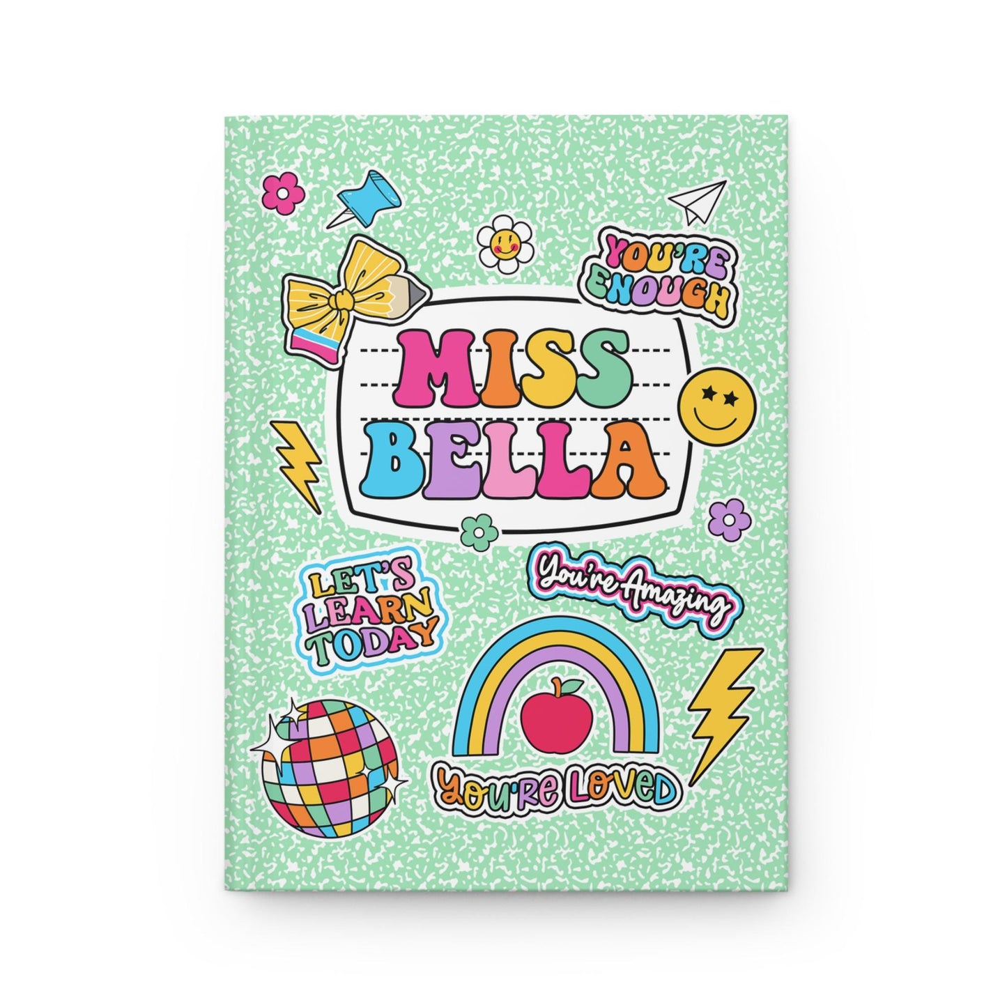 Personalized Teacher Journal Composition Books, Teacher Christmas Gift, Thank You Teacher Gift, End Of Year Gift, Teacher Appreciation Gift