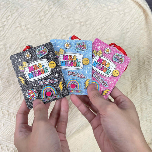 Personalized Teacher Ornament Composition Book, Custom Teacher Christmas Ornament Gift, Teacher Christmas Gift, Teacher Appreciation Gifts