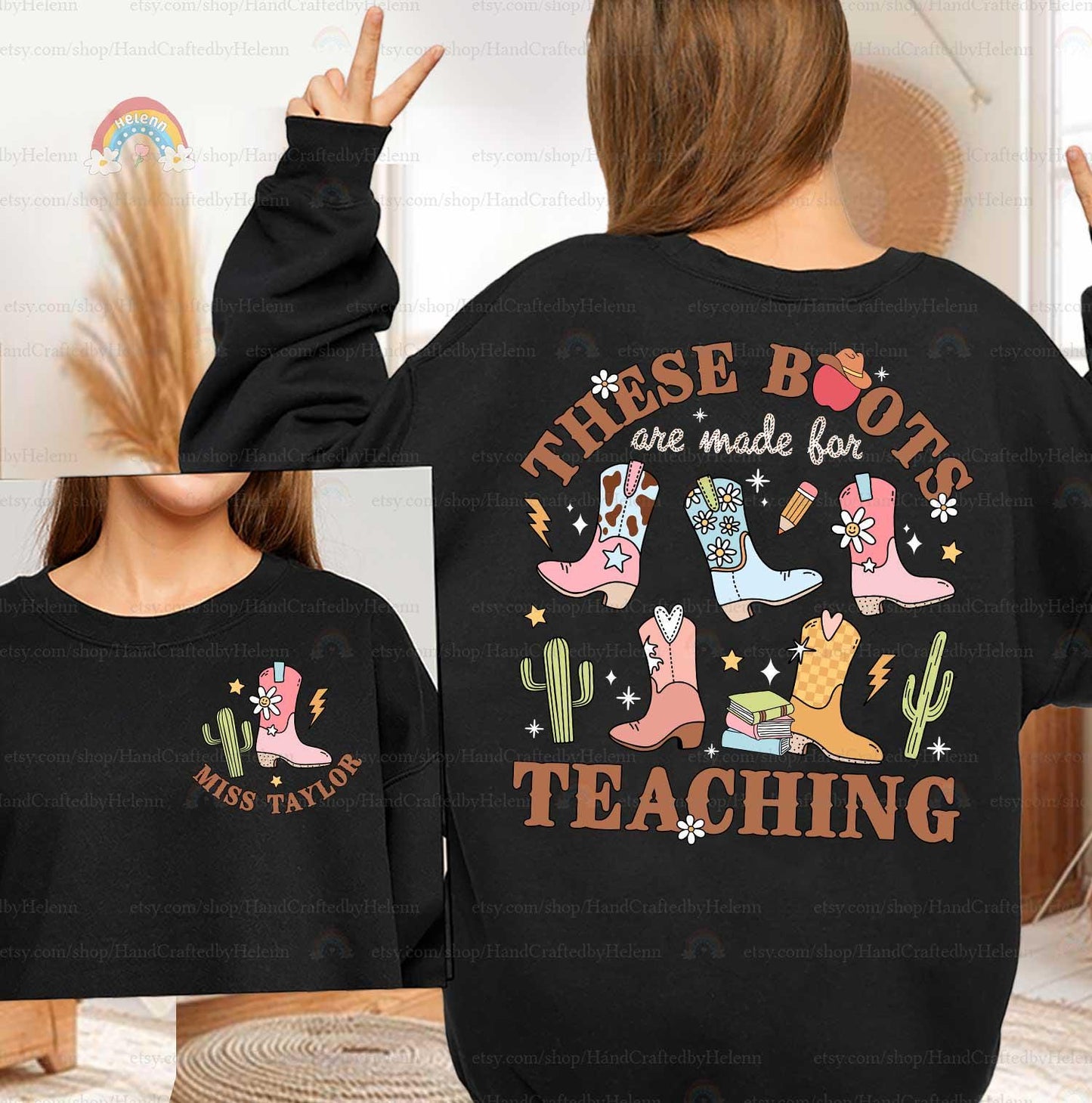 Step into the classroom with confidence and a lot of personality with this design.