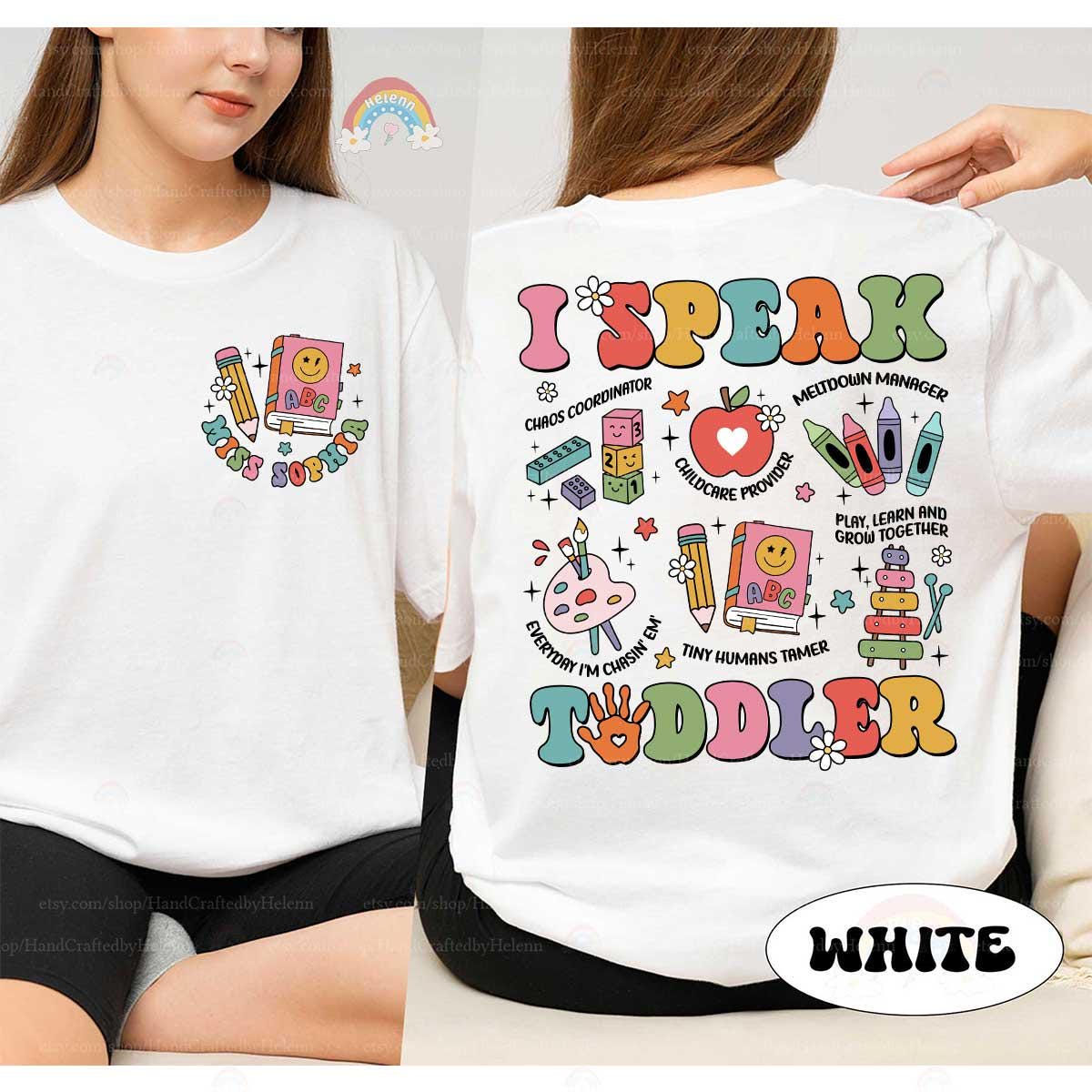 Designed for daycare heroes and preschool pros, this shirt captures the joy of shaping little minds.