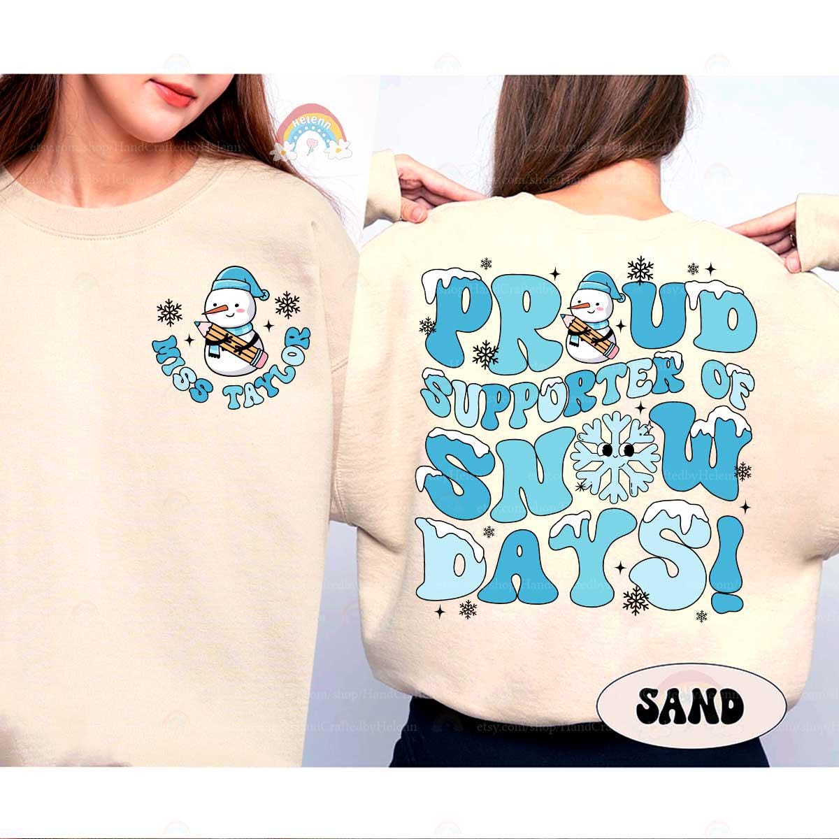 A must-have for snow day enthusiasts, this shirt brings smiles while you wait for that magical school cancellation call.