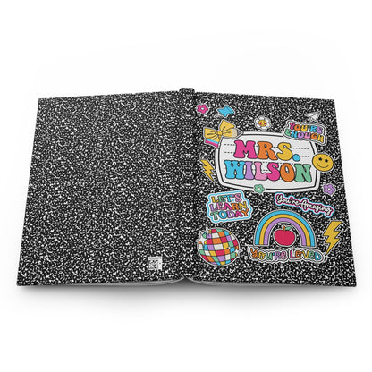 Personalized Teacher Journal Composition Books, Teacher Christmas Gift, Thank You Teacher Gift, End Of Year Gift, Teacher Appreciation Gift