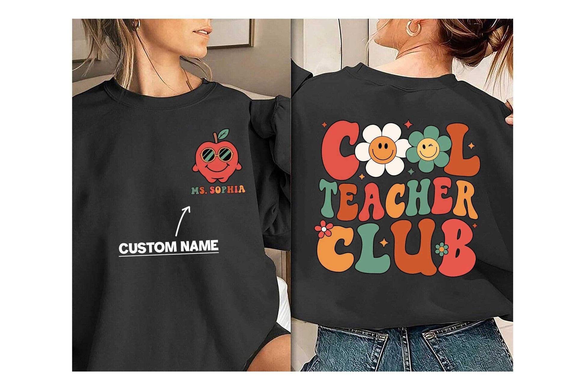 Teacher Shirt, Cool Teacher Club, Teacher Squad Shirt, Custom Teacher Gift, Back To School, Teachers Day, Teacher Appreciation Gift