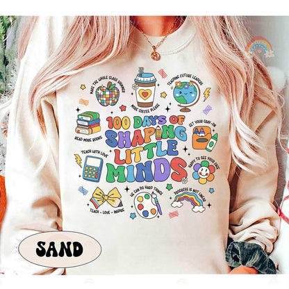 100 Days of School Shirt, Teacher Shirt School 100 Days Shirt, 100th Day Of School, Back To School, Teacher Life, Teacher Appreciation Gift