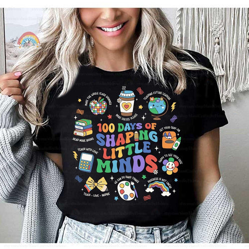 100 Days of School Shirt, Teacher Shirt School 100 Days Shirt, 100th Day Of School, Back To School, Teacher Life, Teacher Appreciation Gift