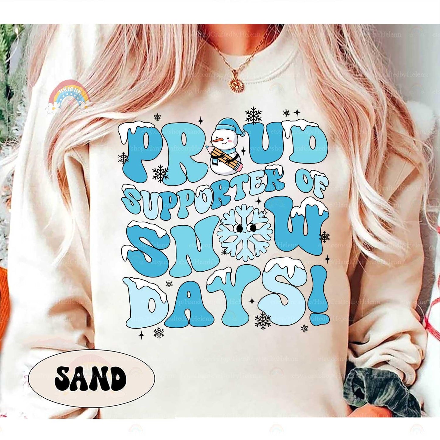 Teacher Christmas Shirt Proud Supporter Of Snow Days, Christmas Teacher Sweatshirt, Snowman Teacher, Teacher Life, Teacher Christmas Gifts