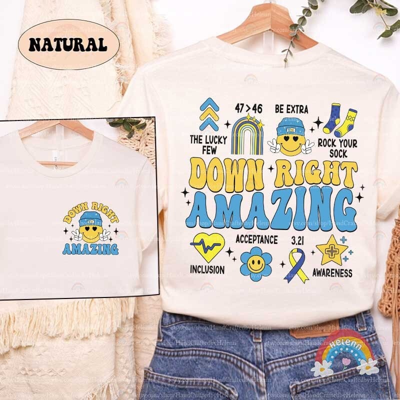 Special Education Teacher Shirt, Down Syndrome Awareness Shirt, SPED Teacher Shirt, Down Right Amazing T21, Special Education Teacher Gift