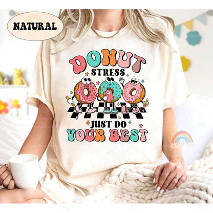 Teacher Shirt Test Day, Don't Stress Do Your Best, Test Day Shirt, State Test Squad, Staar Testing, Testing Shirt, Teacher Graduation Gift