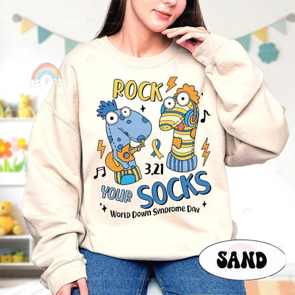 Down Right Amazing Special Education Teacher Shirt, Rock Your Sock, Down Syndrome Awareness T21 Shirt, SPED Teacher Shirt, SPED Teacher Gift