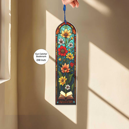 Personalized Teacher Stained Glass Sun Catcher Bookmarks, Teacher Appreciation Gift, Transparent Bookmark, Teacher's Day Gift, Teacher Gifts