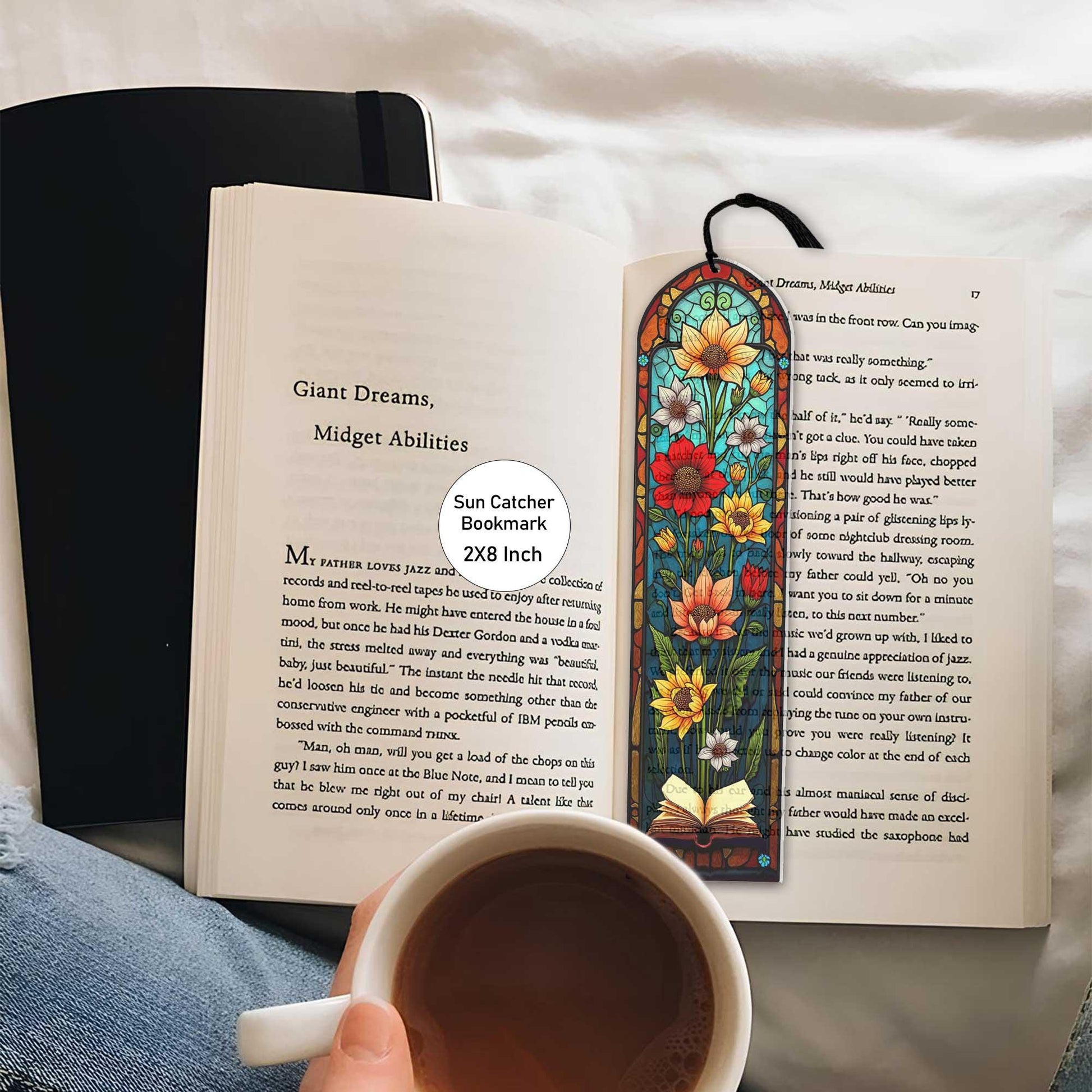 Personalized Teacher Stained Glass Sun Catcher Bookmarks, Teacher Appreciation Gift, Transparent Bookmark, Teacher's Day Gift, Teacher Gifts