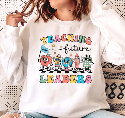Teacher Shirt, Teaching Future Leaders Shirt, Kindergarten Teacher, Teacher Life, Gift For Teacher Back To School, Teacher Appreciation Gift