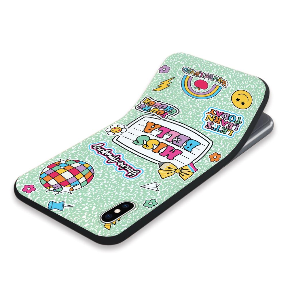 Personalized Teacher Phone Case Composition Book Phone Case, Teacher Gift, Custom Teacher Name, Teacher Life, Teacher Appreciation Gifts