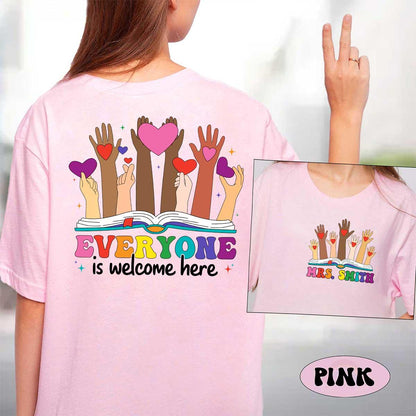 Teacher Shirt Everyone is Welcome Here Shirt, Inclusion Shirt, Idaho Teacher Shirt, Protest And Resist Tshirt, Teacher Appreciation Gift