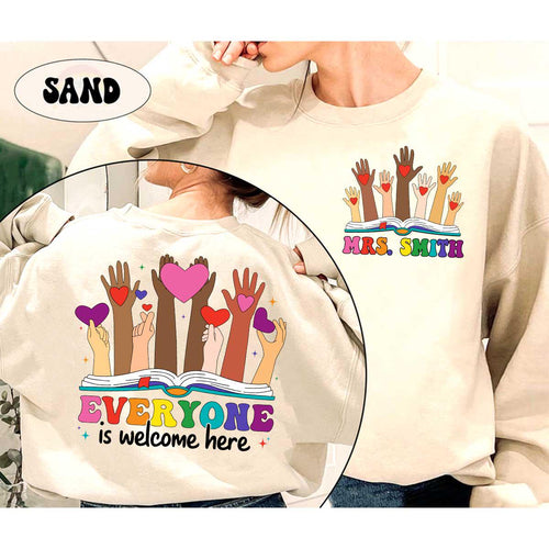 Teacher Shirt Everyone is Welcome Here Shirt, Inclusion Shirt, Idaho Teacher Shirt, Protest And Resist Tshirt, Teacher Appreciation Gift