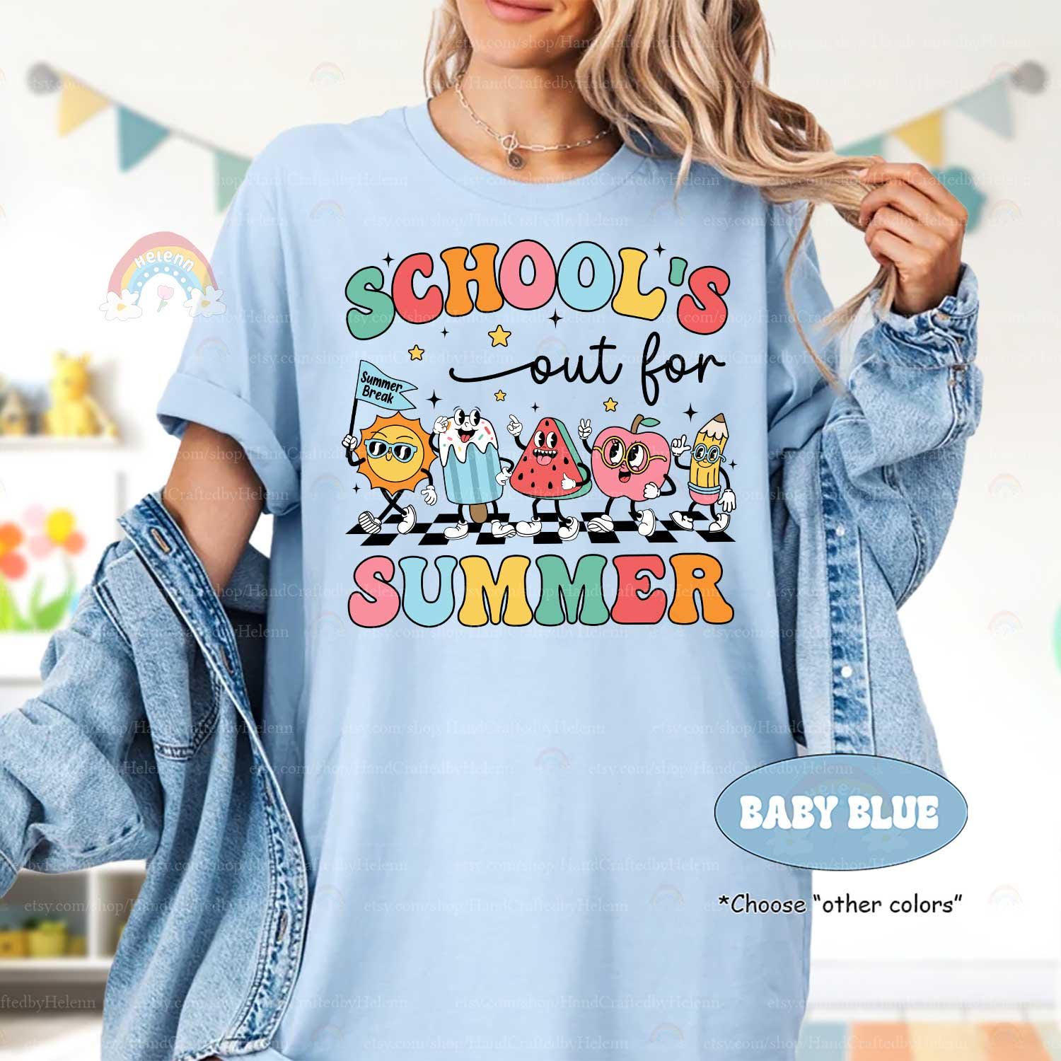 Teacher Shirt Last Day of School Shirt, School's Out For Summer, Bruh We Out, Teacher Summer Shirt Funny Teacher, Teacher Appreciation Gift