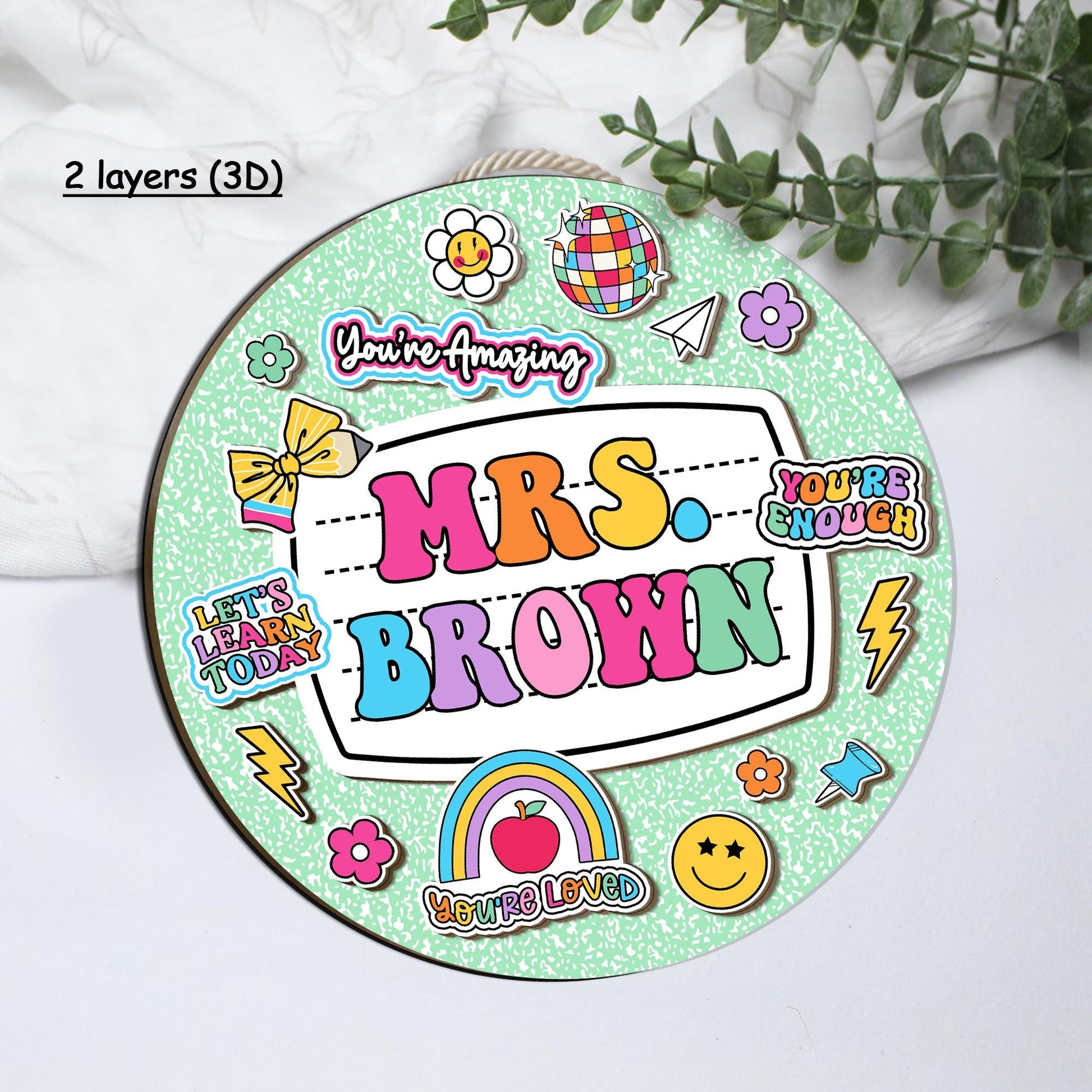 5. ✏️ Designed with 2-layered (3D) detailing for a dynamic, eye-catching look that pops right off the door!