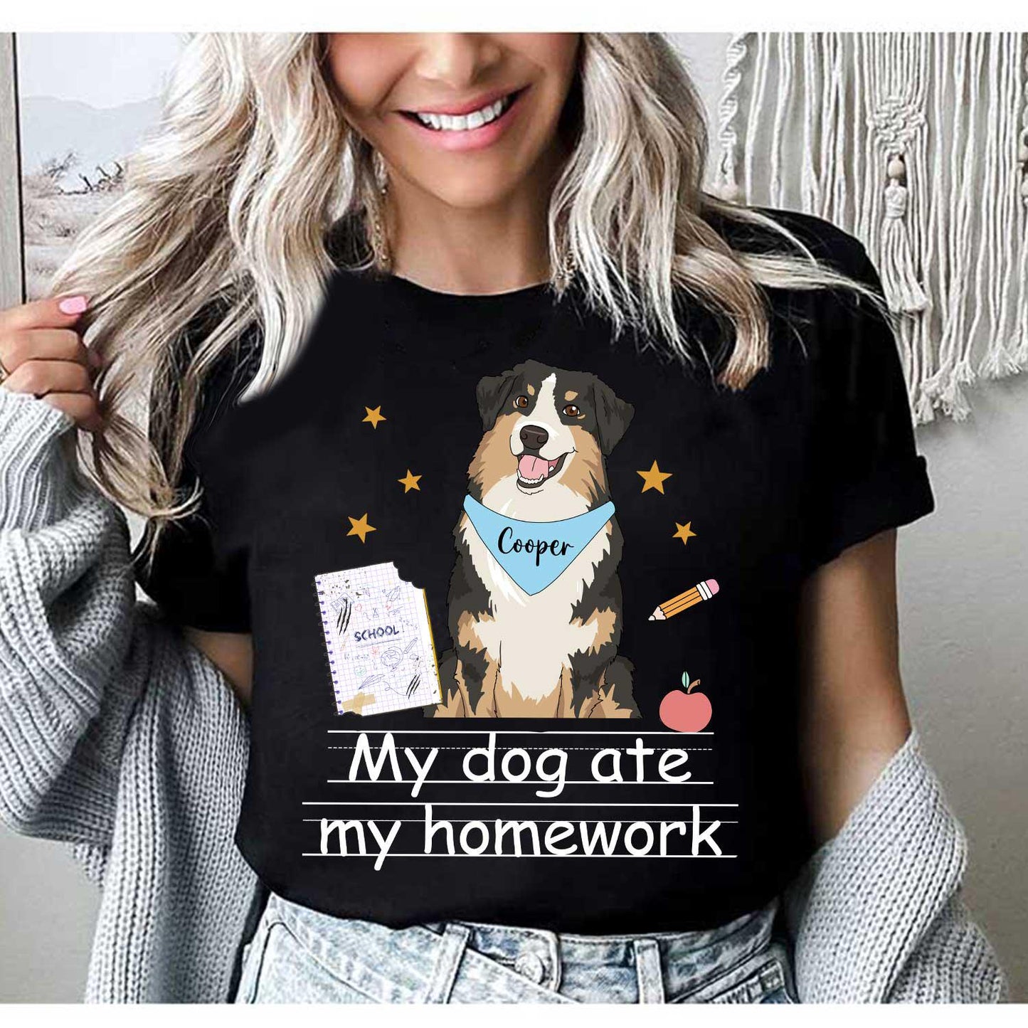 Custom School Shirt My Dog Ate My Homework, Funny First Grade Kindergarten Elementary Shirt, High School Shirt, School Shirt For Students