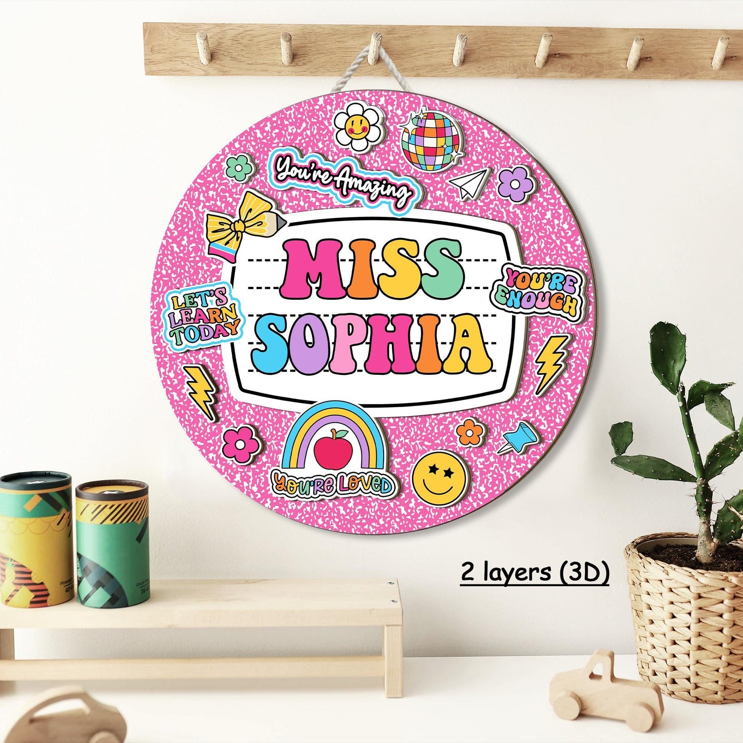 3. 🧠 Messages like “You’re Enough” and “Let’s Learn Today” inspire a welcoming, growth-minded space for every learner.