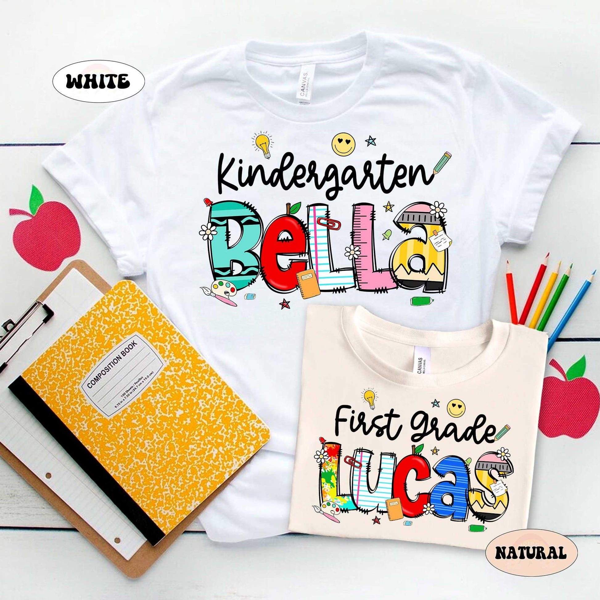 Custom Back To School Shirt, Kindergarten First Grade Shirt, Custom Teacher Shirt, First Day Of School, Kid School Shirt, Appreciation Gift