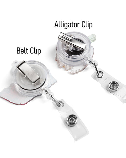 Teacher Badge Reel Composition Notebook Badge Reel, Custom ID Holder, Retractable Badge Reel, Teacher Appreciation Gift, Back to School Gift