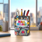 Custom Teacher Pencil Holder Composition Book, Teacher Gift, Teacher Appreciation Gift, Back To School Gift, Teacher Desk Name Pen Holder