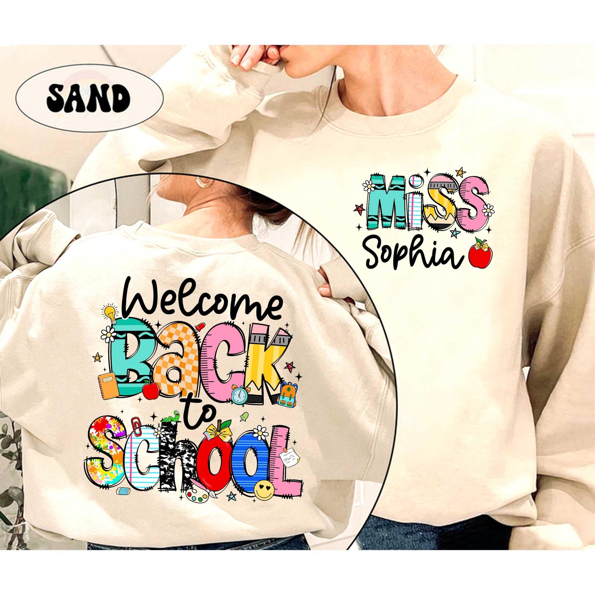 Custom Teacher Shirt Welcome Back To School Shirt, First Day Of School, Kindergarten Teacher 1st Day School Shirt, Teacher Appreciation Gift