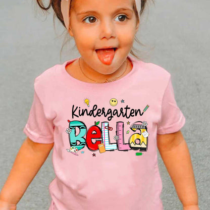 Custom Back To School Shirt, Kindergarten First Grade Shirt, Custom Teacher Shirt, First Day Of School, Kid School Shirt, Appreciation Gift