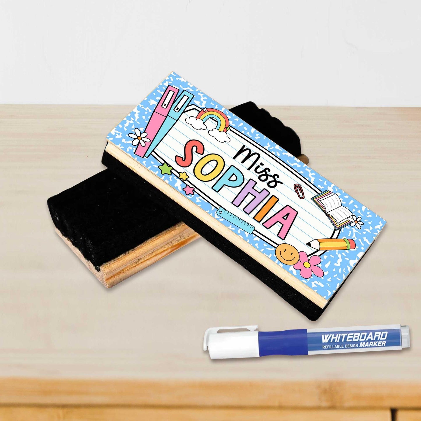 Custom Teacher Appreciation Gifts, Personalized Teacher Whiteboard Eraser, Teacher Thank You Gift, Chalkboard Eraser, Back To School Gift