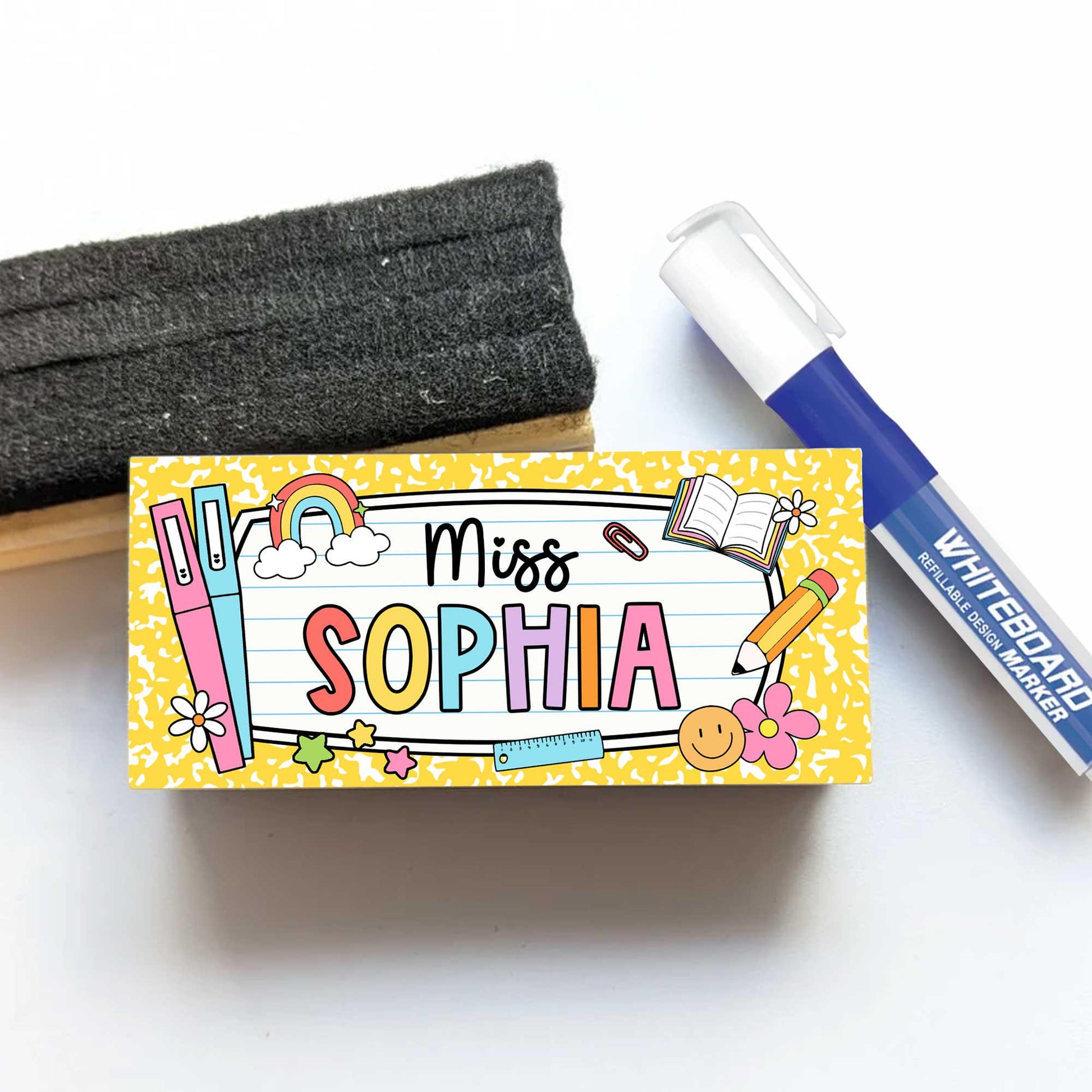 Custom Teacher Appreciation Gifts, Personalized Teacher Whiteboard Eraser, Teacher Thank You Gift, Chalkboard Eraser, Back To School Gift