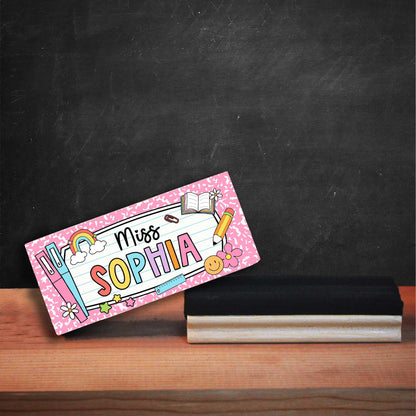 Custom Teacher Appreciation Gifts, Personalized Teacher Whiteboard Eraser, Teacher Thank You Gift, Chalkboard Eraser, Back To School Gift
