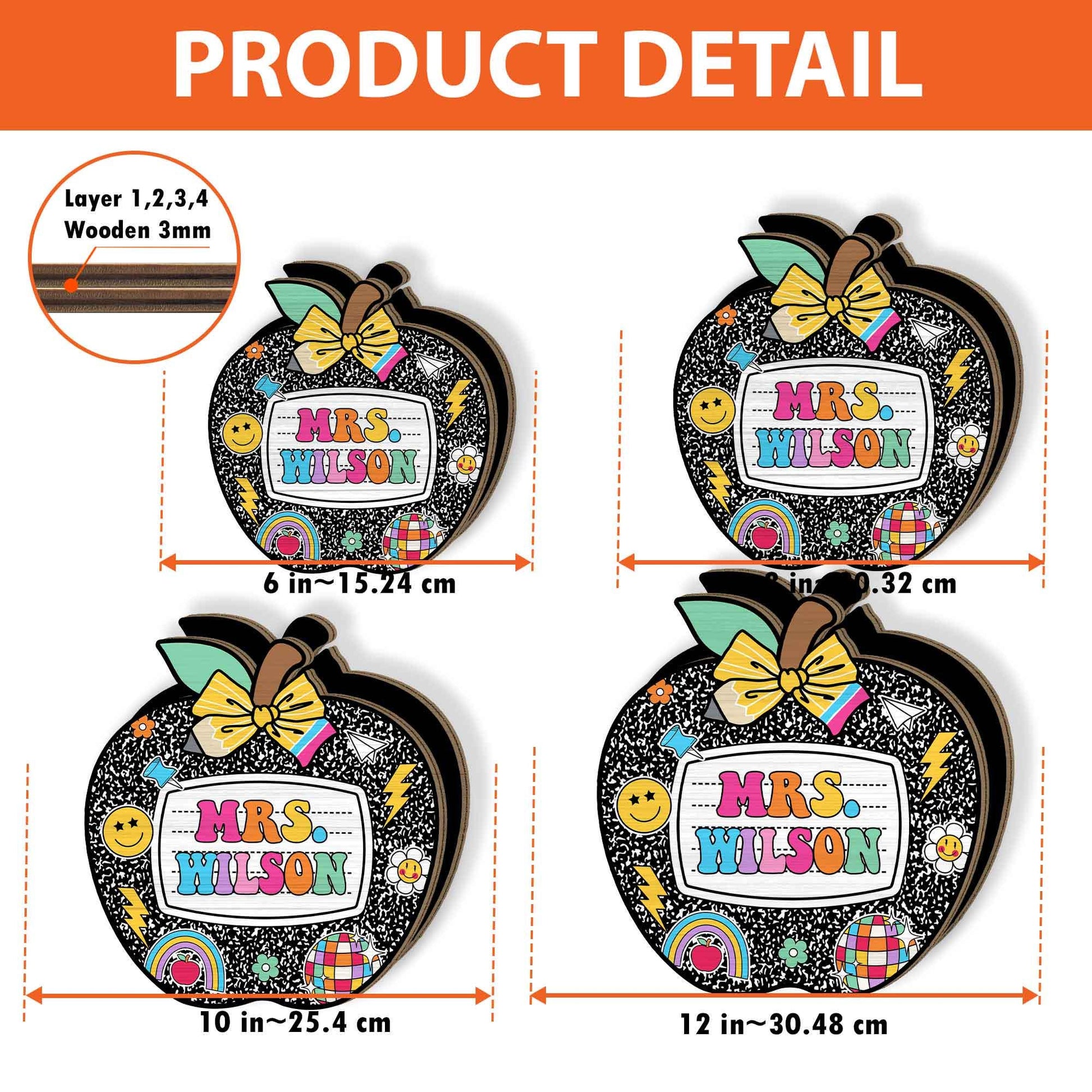 Custom Teacher Pencil Holder, Teacher Gift, Teacher Appreciation Gift, Back To School Gift, Teacher Desk Decor Apple Gift for Teacher