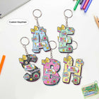 Custom Teacher Keychain Composition Book Keychain, Personalized Teacher Gift Back To School Gift, Teacher Appreciation Gift, Teacher Bag Tag