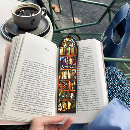 Personalized Teacher Bookmarks, Suncatcher Bookmark, Teacher Book Gift, Librarian Gift Book Lover, Back To School, Teacher Appreciation Gift