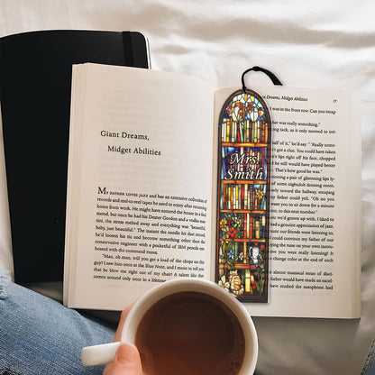 Personalized Teacher Bookmarks, Suncatcher Bookmark, Teacher Book Gift, Librarian Gift Book Lover, Back To School, Teacher Appreciation Gift