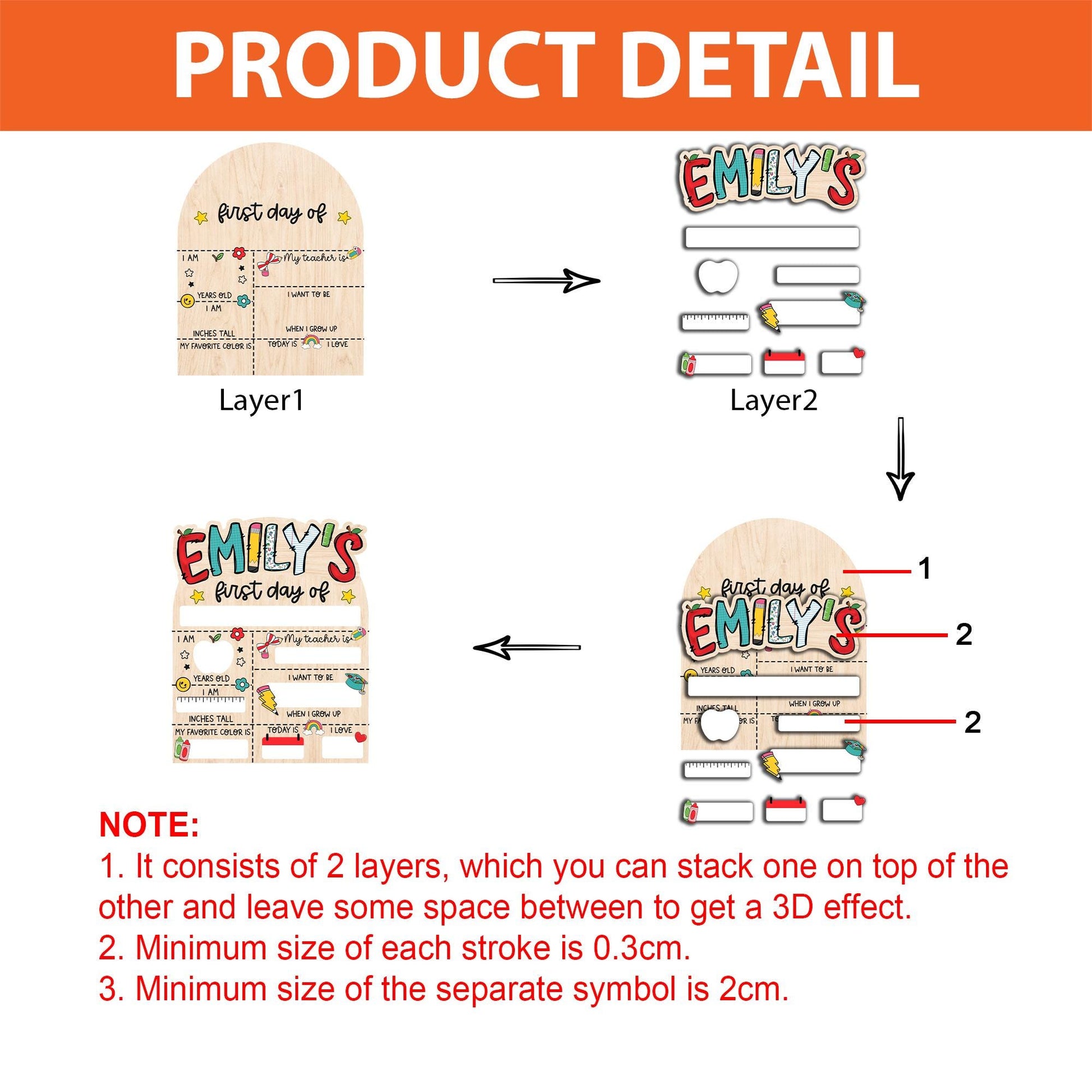 First Day of School Sign, Back to School Sign, Preschool Kindergarten 1st Day of School Sign, School Board, First And Last Day School Sign