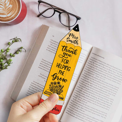 Personalized Teacher Bookmarks, Bookmark for Teacher, Thank You Gift Teacher's Day Gift, Custom Gifts for Teacher, Teacher Appreciation Gift